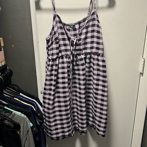 Checkered sun dress